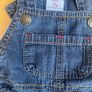 Polarn O Pyret Baby 56 cm denim dungarees up to 3 minths Image 5