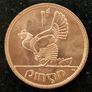 Ireland 1965 Excellent Penny coin Image 2