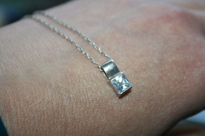 Vintage Sterling Silver 925 Jewelry Necklace Pendant 3g