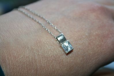 Vintage Sterling Silver 925 Jewelry Necklace Pendant 3g
