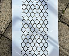Free brand new A2 wall Stencil unused