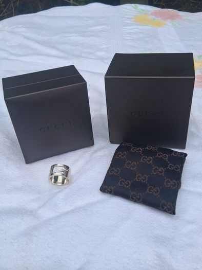 Gucci Boxed Sterling Silver Ring
