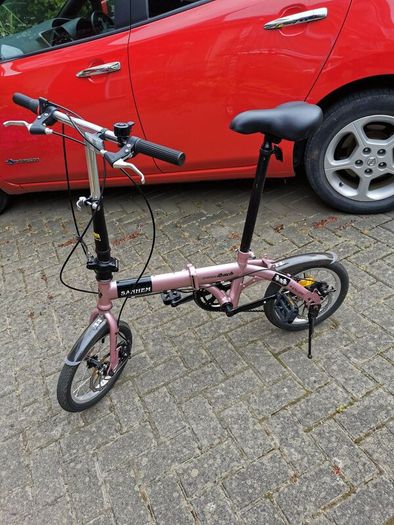 Small folding bike for adults or younger