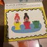 Kids arts and crafts activity books crayon drawing and thumbprint ink art Image 3