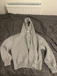 Bershka Grey Hoodie Size S