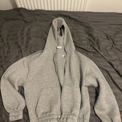 Bershka Grey Hoodie Size S