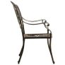 5 Piece Bistro Set Cast Aluminium Bronze Image 6