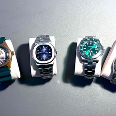 Collection of 4 Automatic Watches San Martin, Heimdallr, Didun Design and Bagelsport