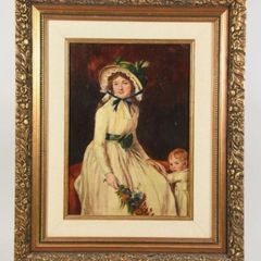 Beautiful antique oil painting