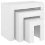 Modern Nesting Coffee Tables 3pcs Multiple Colours Available, See Photos (free Postage) Image 2