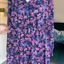 Ladies Long-sleeved Purple & Pink Floral Dress from Vila Size: UK 12 / EU 40 Image 8