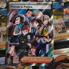 Friends in Paldea ! Ultra Rare ! from Prismatic Evolutions Set ! 2025 ! Pokemon Card !
