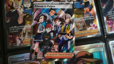 Friends in Paldea ! Ultra Rare ! from Prismatic Evolutions Set ! 2025 ! Pokemon Card !