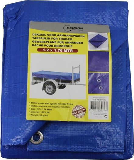 Benson Tarpaulin for trailer 1.20 x 1.76 m - Blue