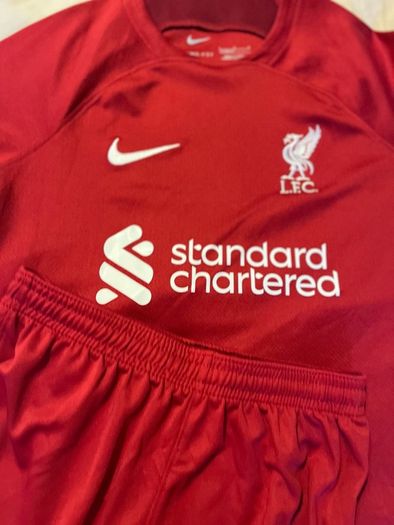 liverpool Boys Jersey and Shorts