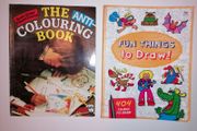 Anti-Colouring Book &amp; Fun Things to Draw. Two for Ten Euro.