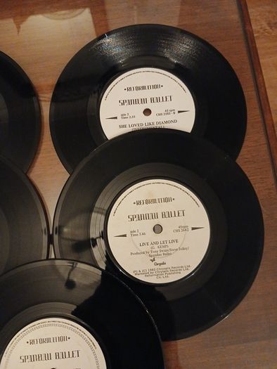 vinyl single collection .spandau ballet x7