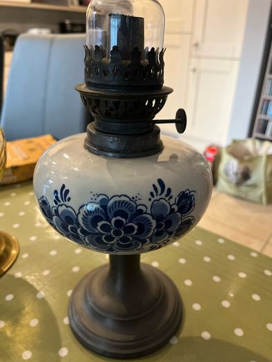 2 Vintage Oil Lamps