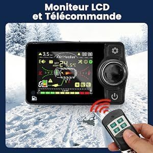 8kw 12v Diesel Heater, LCD, Remote.