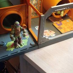 The Vintage Teenage Mutant Ninja Turtles Sewer Lair Playset