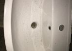 Basin and pedestal