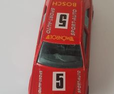 Vintage Bburago Mercedes 190E Monroe Racing Diecast Car