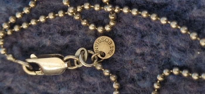 tateossian silver necklace