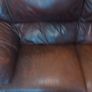 2  x.    3 seater leather couch Image 3