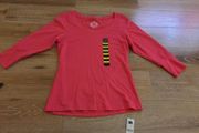 BNWT Coral scoop neck top Size 10
