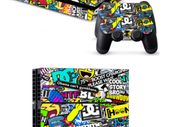 Bombing Graffiti Skin Vinyl Sticker for the PlayStation 4 Console PS4