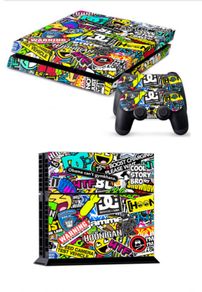 Bombing Graffiti Skin Vinyl Sticker for the PlayStation 4 Console PS4