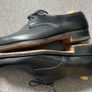 Church's Custom Grade Black Plain Toe Derby Oxford Dress Shoes Size Uk8,5 Image 6