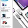 USB C Charger Cable 0.5M 2Pack Type C Charger Fast Charging 3A Lead Nylon Braided for Samsung Galaxy S21 S20 S10 S9 S8 A12 A20e A21s A40 A51,Huawei P30 P20 P40,Google Pixel,Xiaomi,Sony Xperia,Switch Image 3