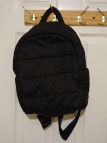 Female black bagpack