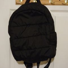 Female black bagpack