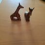 Wooden African napkin holder Giraffe Image 2
