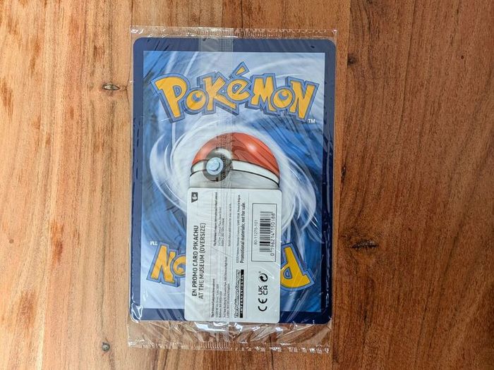 Pikachu at the Museum Oversized Pokemon Card
