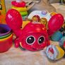 Baby / Newborn Toys Bundle  (0-1) including Little Tikes Crab & Vtech activity cube Image 2