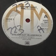 Supertramp vinyl single record - Breakfast in America