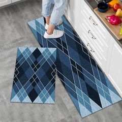 NEW SALE |  2 Pieces Non Slip Kitchen Mat Kitchen Rug Set, Washable Modern Mats and Rugs for Hallway, Dining Room and Entryway, 40x60cm + 40x120cm