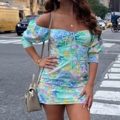 zara floral dress