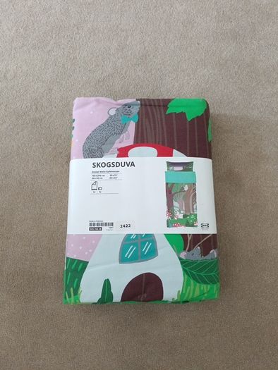 Pillow + Duvet Skogsduva (Ikea) Mushrrom/Forest