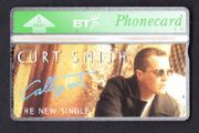 1993 United Kingdom 5 unit British Telecom Curt Smith - Calling Out (Landis &amp; Gyr) Phone card.