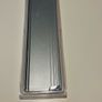 Satin Anodised Finish Silver Letterplate Image 3