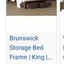 New Harvey Normans 5ft Brunswick Storage bedframe Image 4