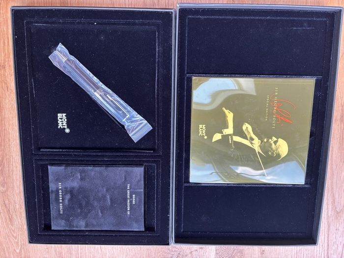 Montblanc   Ballpoint Pen Limited  Edition Sir Georg Solti  New In Box