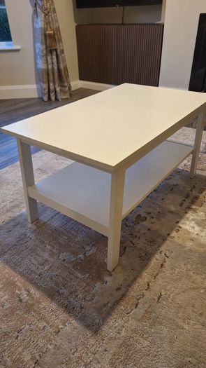 White coffee table