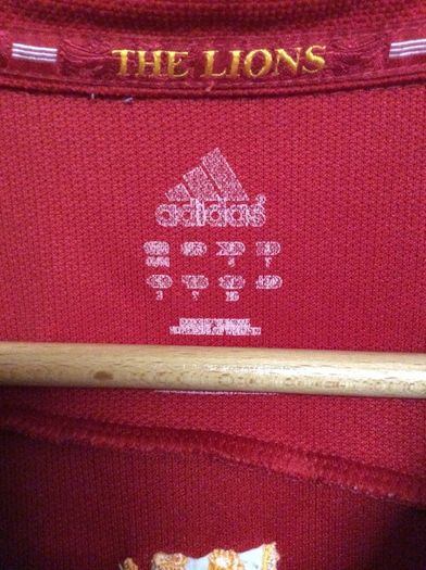 British And Irish Lions Rugby. Official Adidas Mens Polo Shirt. Collect In Dublin Or Receive Via Post.