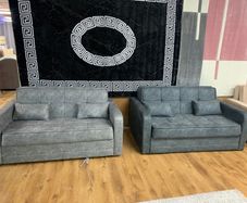 Daphne Light Grey or Dark Grey Pull Out Sofa Bed