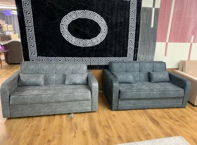 Daphne Light Grey or Dark Grey Pull Out Sofa Bed
